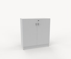 Reflect White Förvaring 2xA4, Bredd 80 cm, med dörrar 