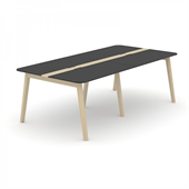 Wood konferensbord Wood mötesbord i trä 240x120 cm