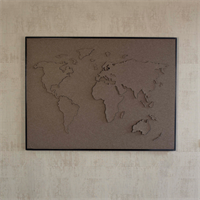 Tell-Us väggabsorbent världskarta